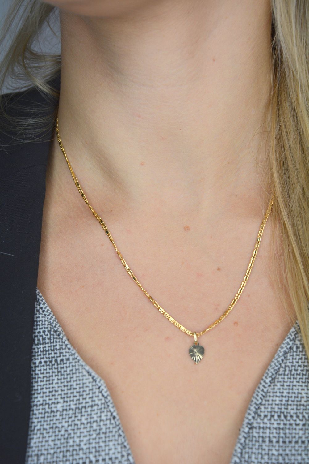 Złoty łańcuszek 585 o szerokości 2 mm z blaszką DIA-LAN-1235-585 2mm.jpg